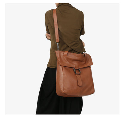 Beylasita Genuine Leather Handbag Shopper for Women, Large Capacity Tote Crossbody bag, Vintage Shoulder Bag