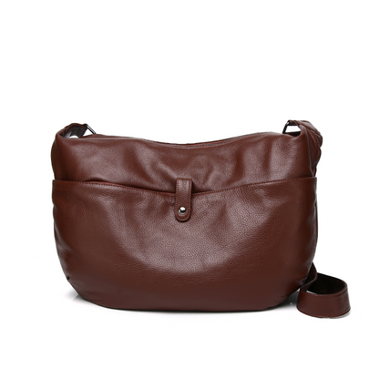 Women's Shoulder Bag Genuine Leather Tote Bag Large Crossbody Bag with adjustable shoulder strap