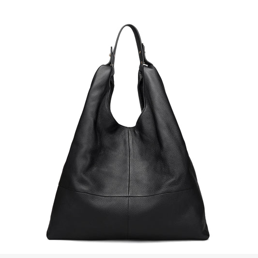 Beylasita Women's Handbag Soft Genuine Leather large Shoulder Bag Hobo Slouch Stylish Tote Shopper Vintage Bucket