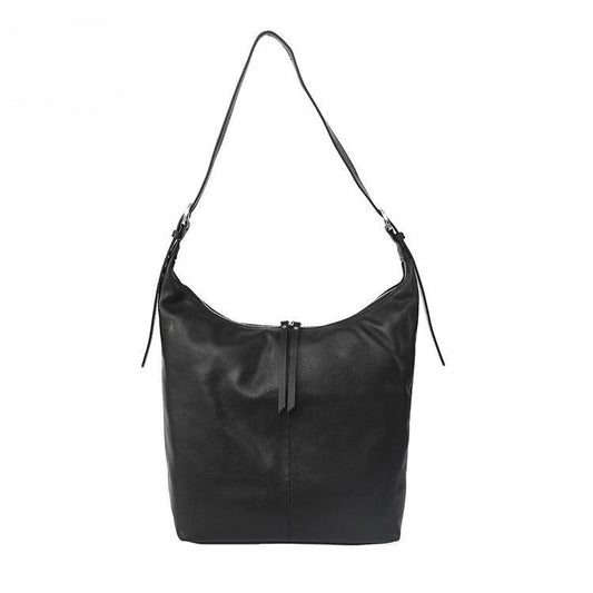 Beylasita Genuine Leather Hobo Slouch Bag Shopper, Large Crossbody Bucket Bag, Vintage Tote Shoulder Bag